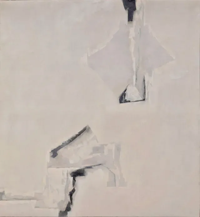 Il ouvre l’espace . Martin BARRÉ (1924-1993). 59 - 120 x 110 - A Huile sur toile. Signé et daté…